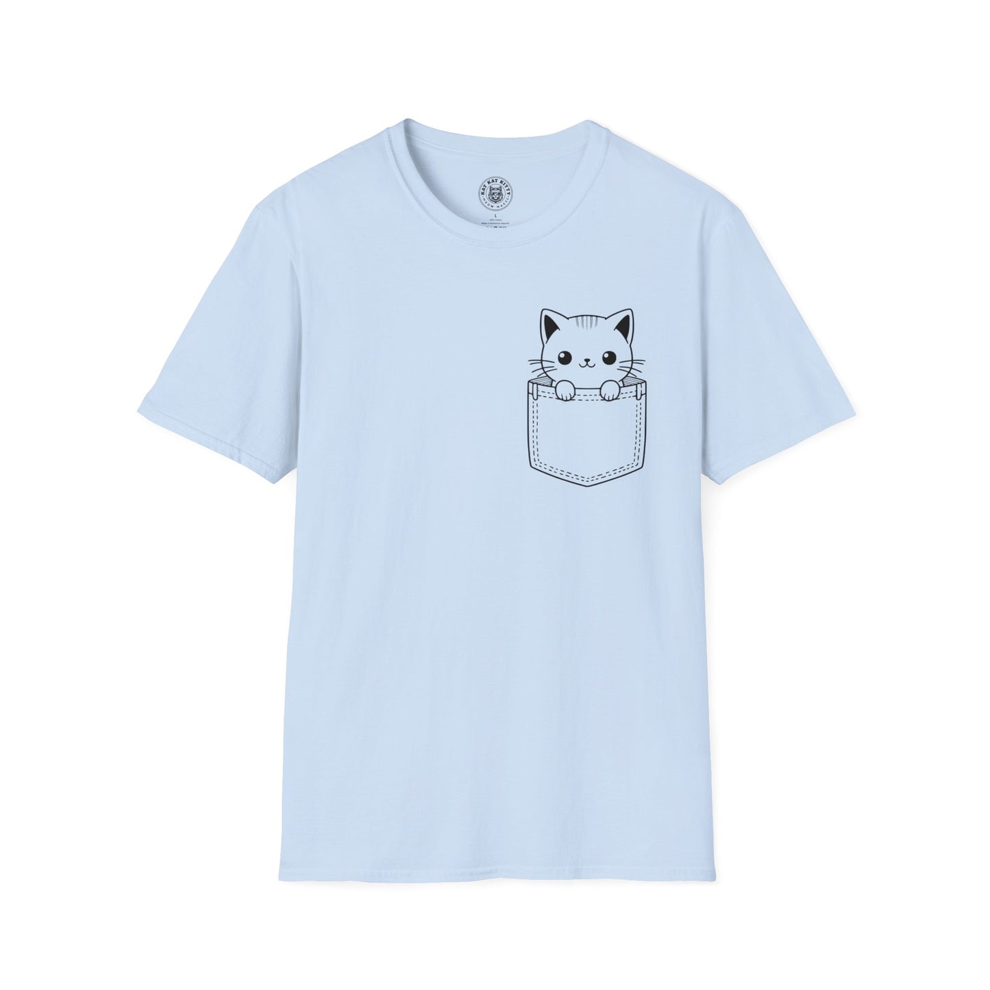 Cat In Pocket 4 - Unisex Cat Graphic Tees | Graphic T Shirts