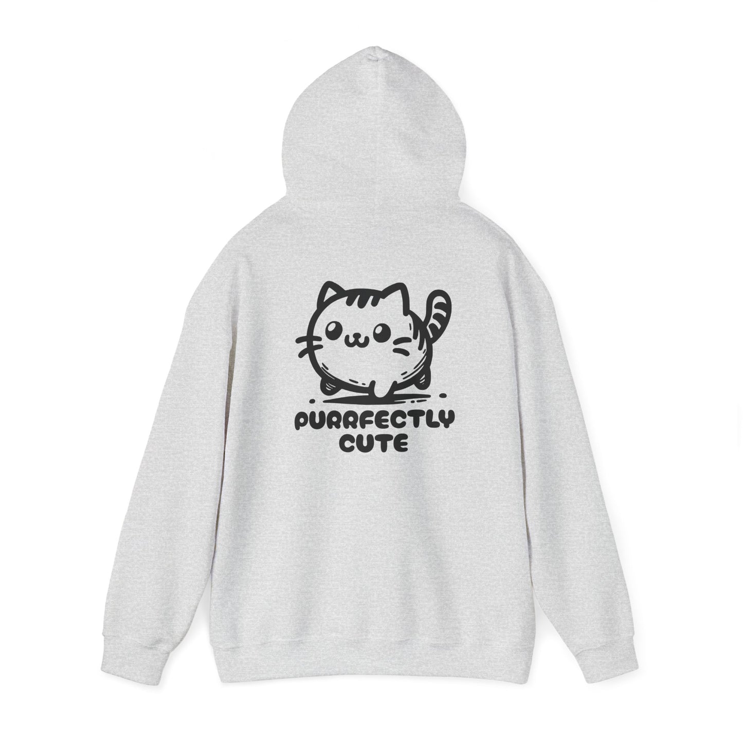 Purrrfectly Cute - Unisex Heavy Blend™ Hooded Cat Sweatshirt