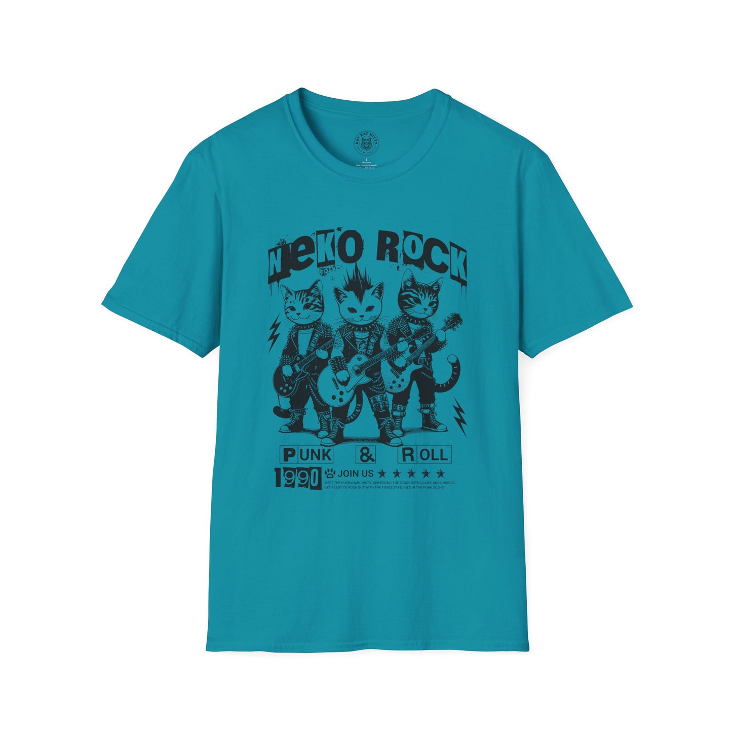 Neko Rock - Unisex Cat T-Shirt