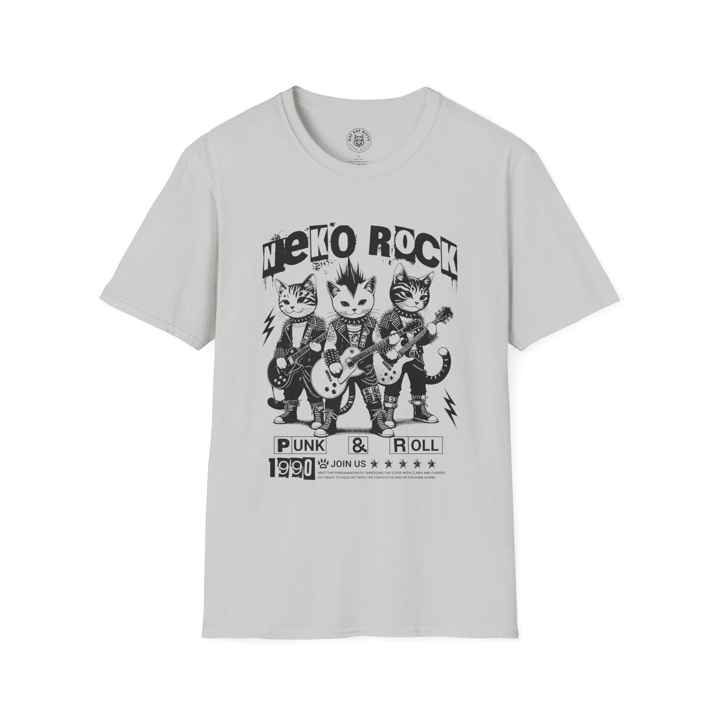 Neko Rock - Unisex Cat T-Shirt