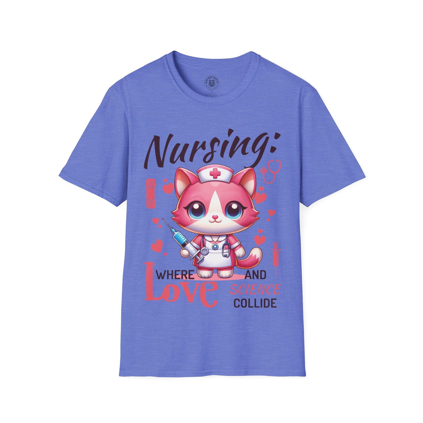 Nursing Cat - Unisex Cat Graphic Tees | Graphic T Shirts