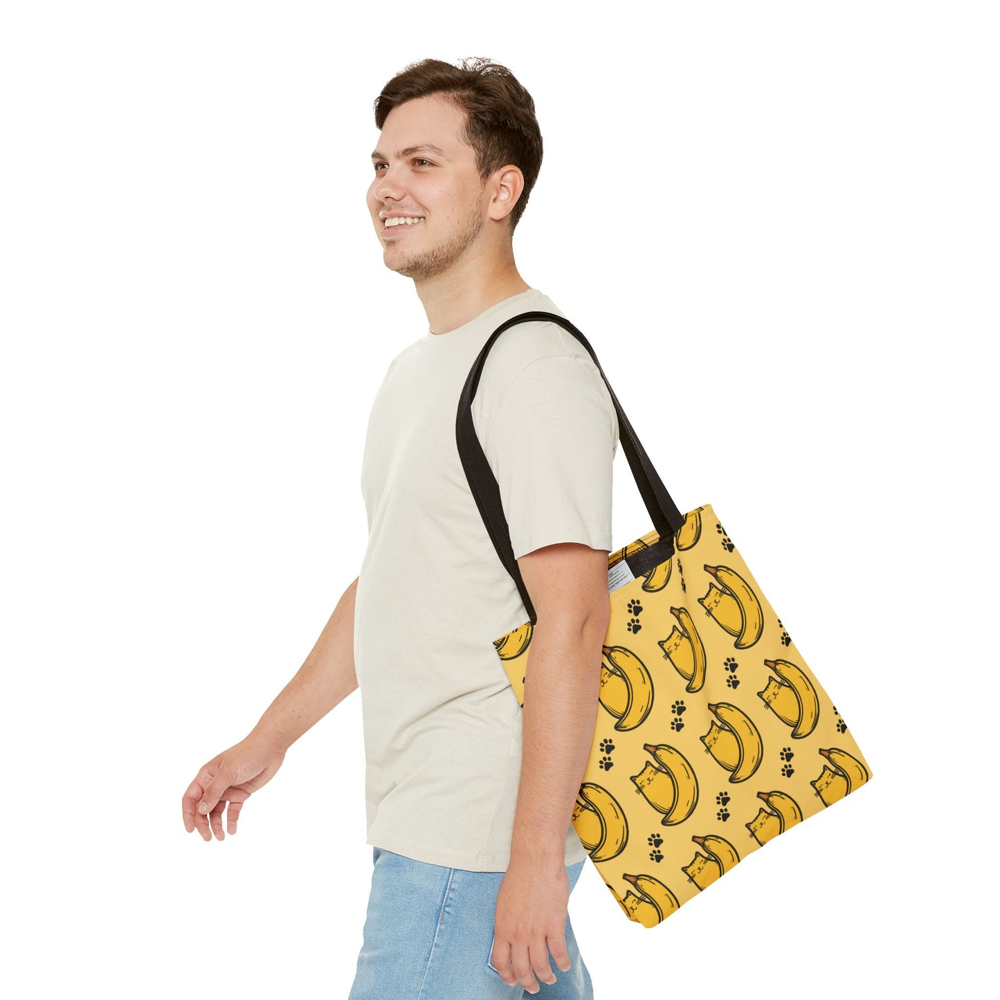 Banana Time - Cat Tote Bag (AOP)