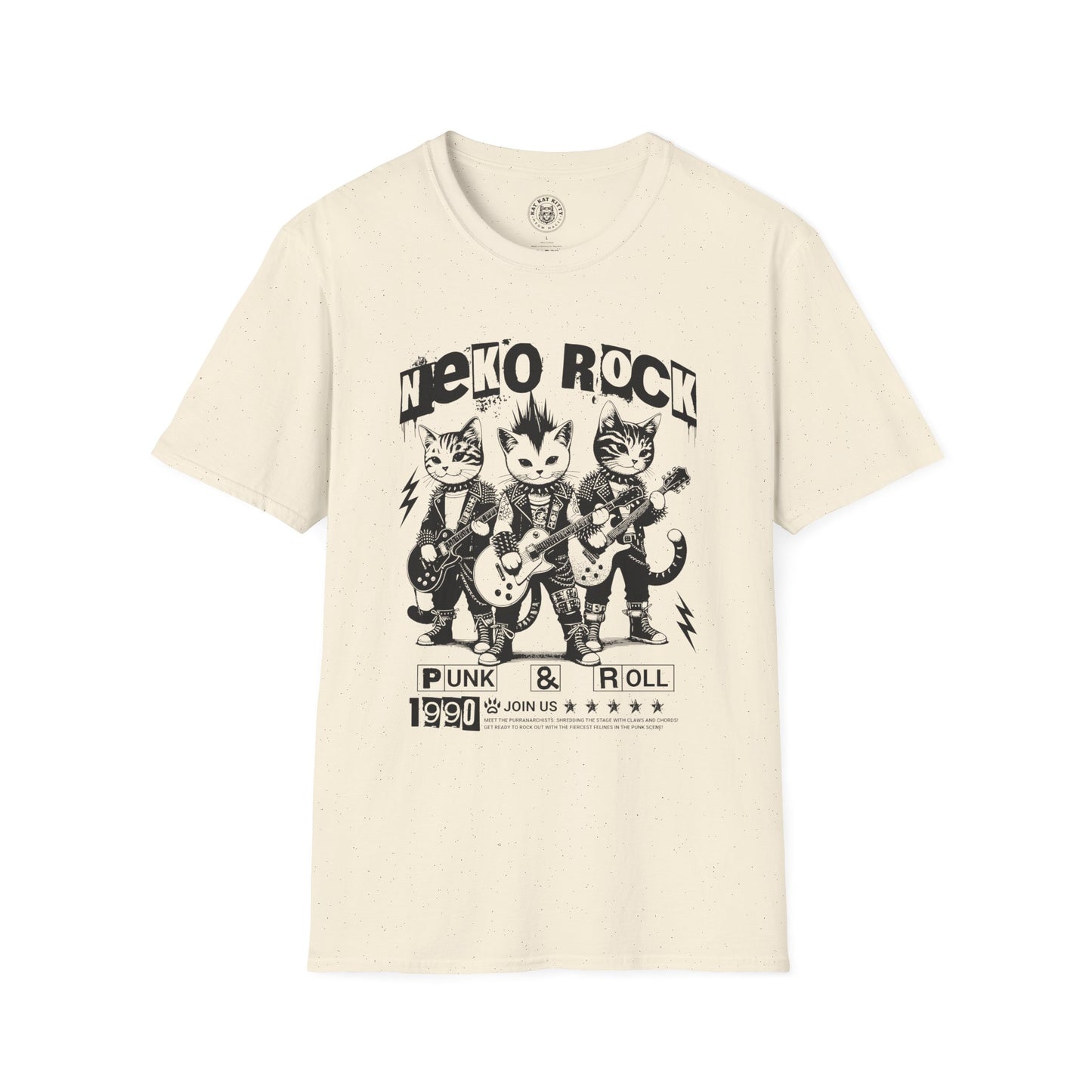 Neko Rock - Unisex Cat T-Shirt