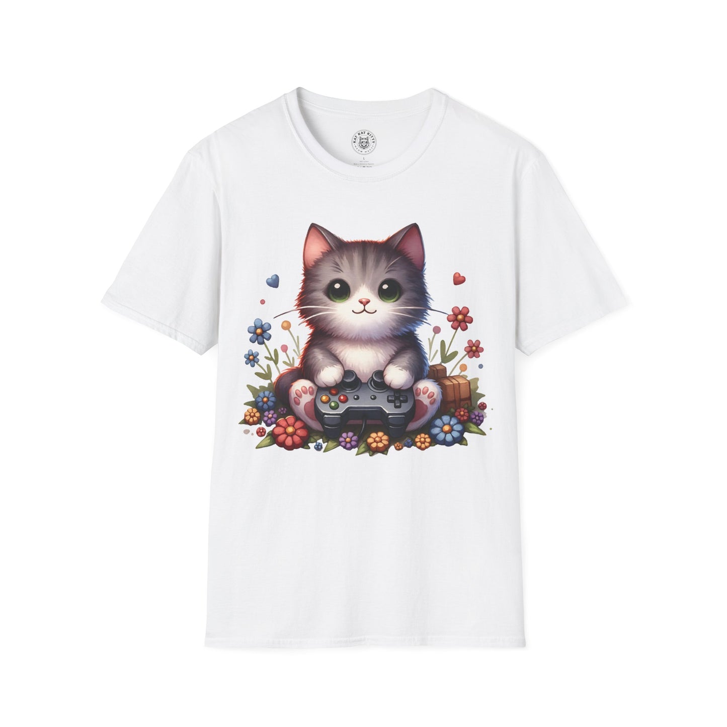 Gamer Cat - Unisex Cat Graphic Tees | Graphic T Shirts