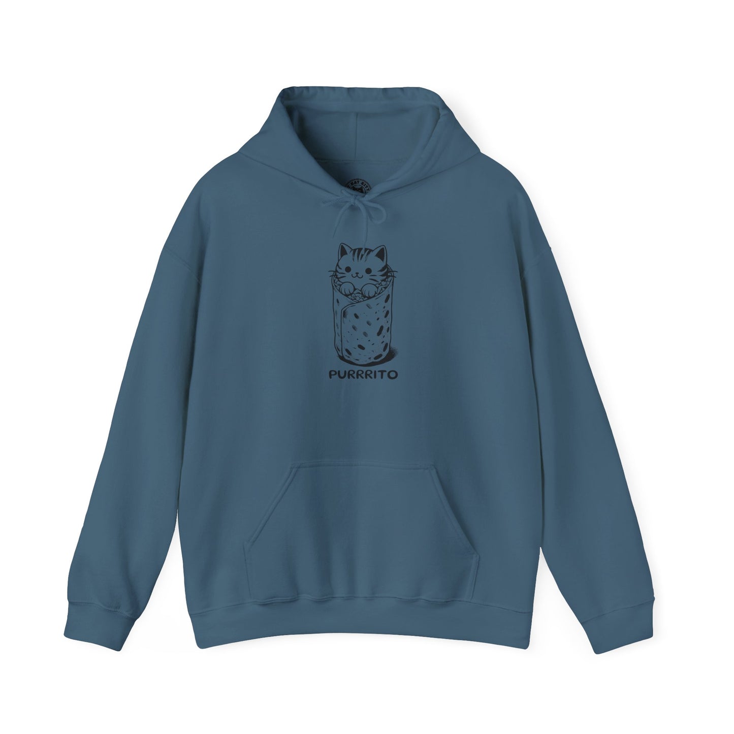 Purrrito - Unisex Heavy Blend™ Hooded Cat Sweatshirt