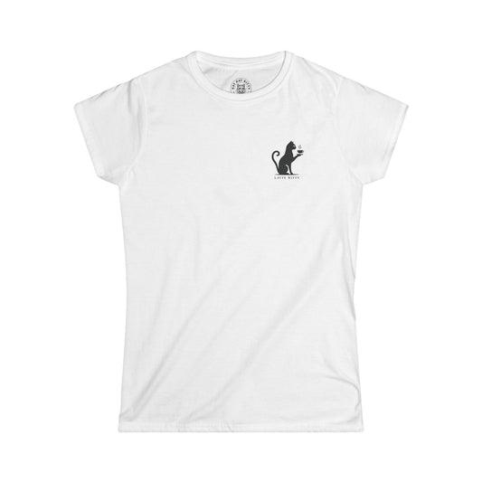 Latte Kitty - Women's Cat Graphic Tees | Graphic T Shirts