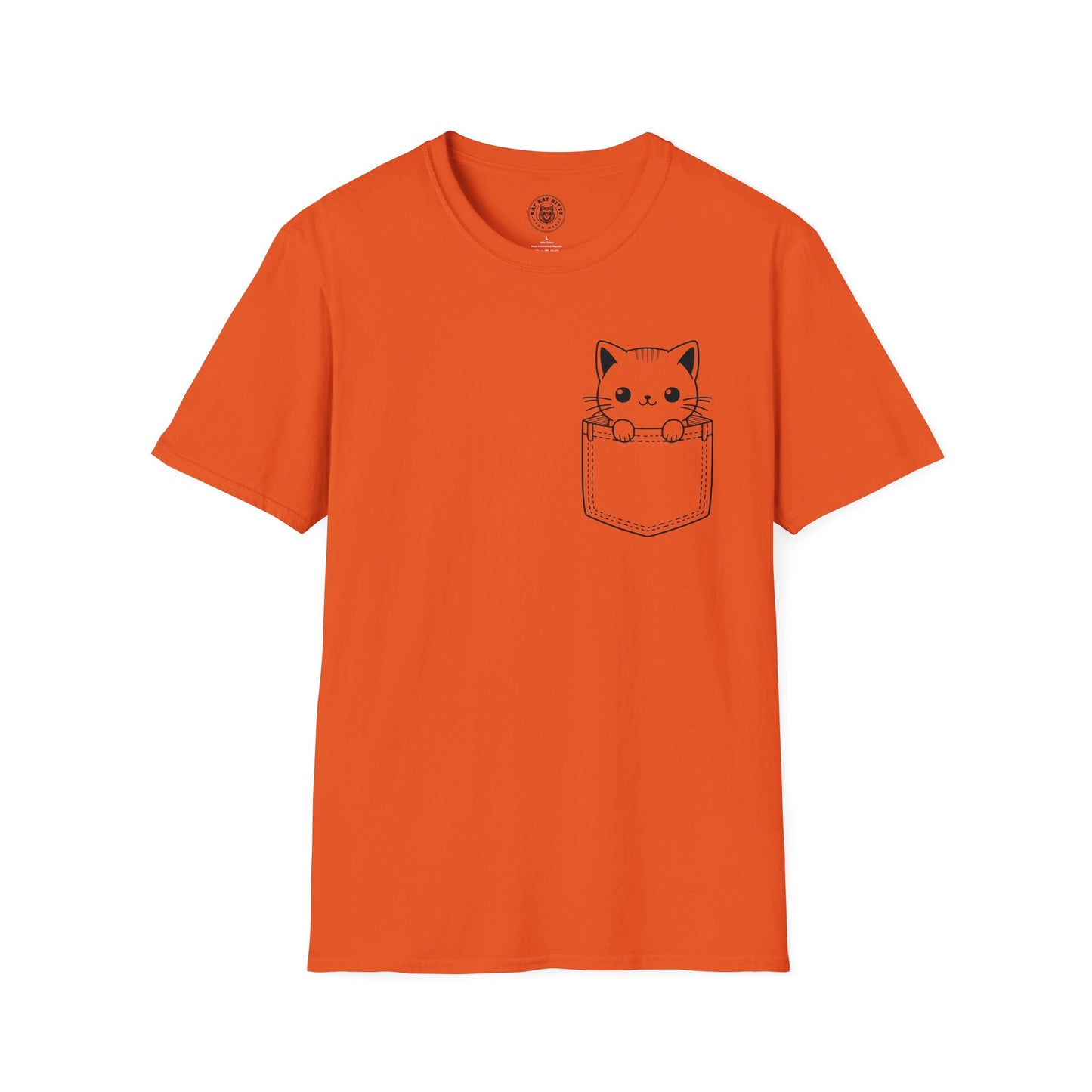 Cat In Pocket 4 - Unisex Cat Graphic Tees | Graphic T Shirts