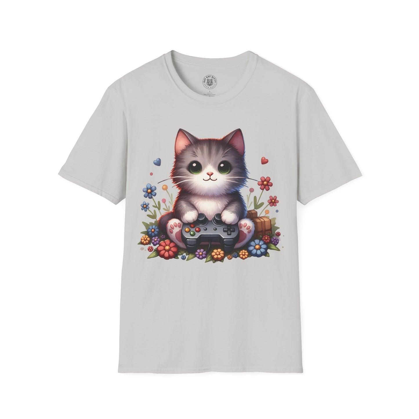 Gamer Cat - Unisex Cat Graphic Tees | Graphic T Shirts