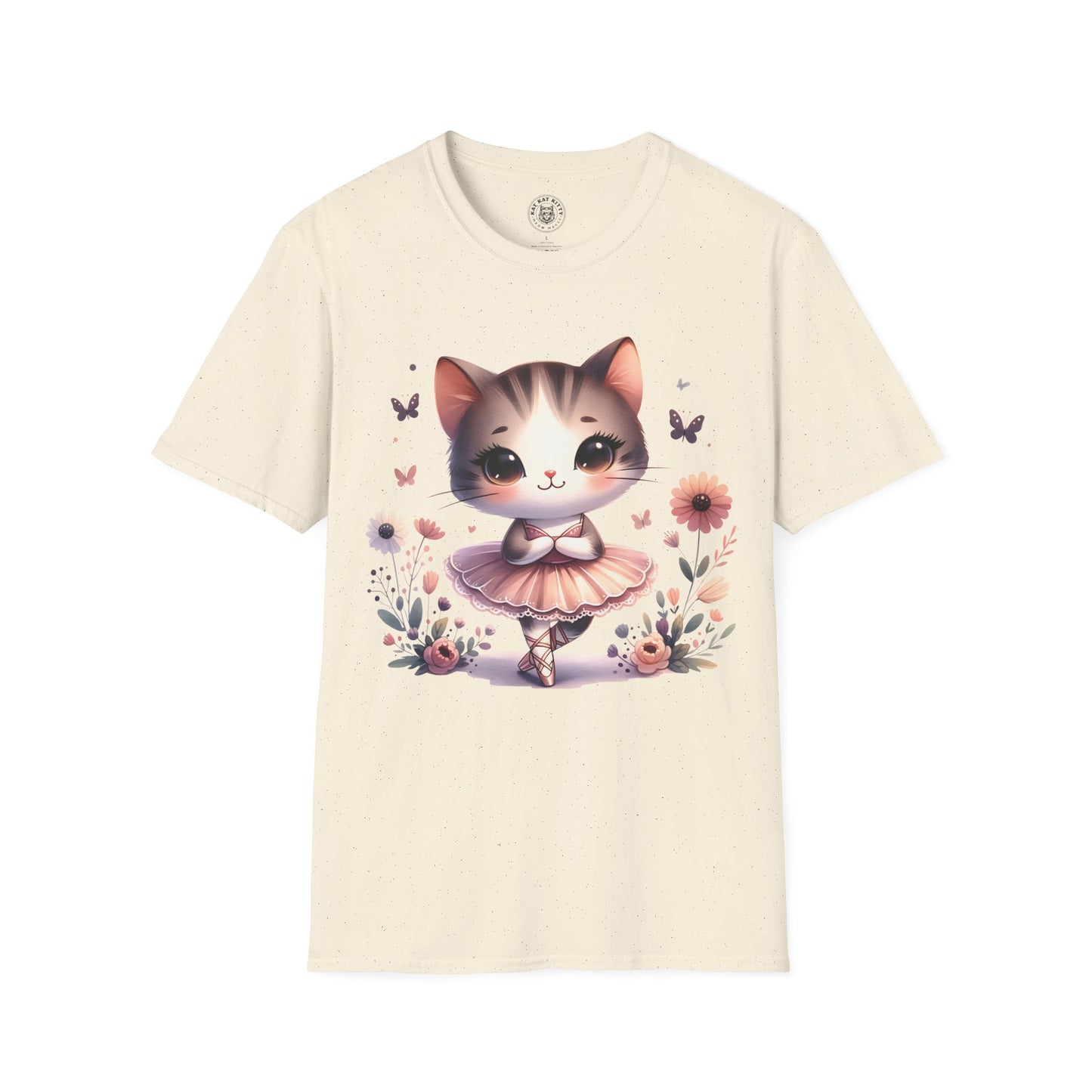 Cute Ballet Cat - Unisex Cat Graphic Tees | Graphic T Shirts