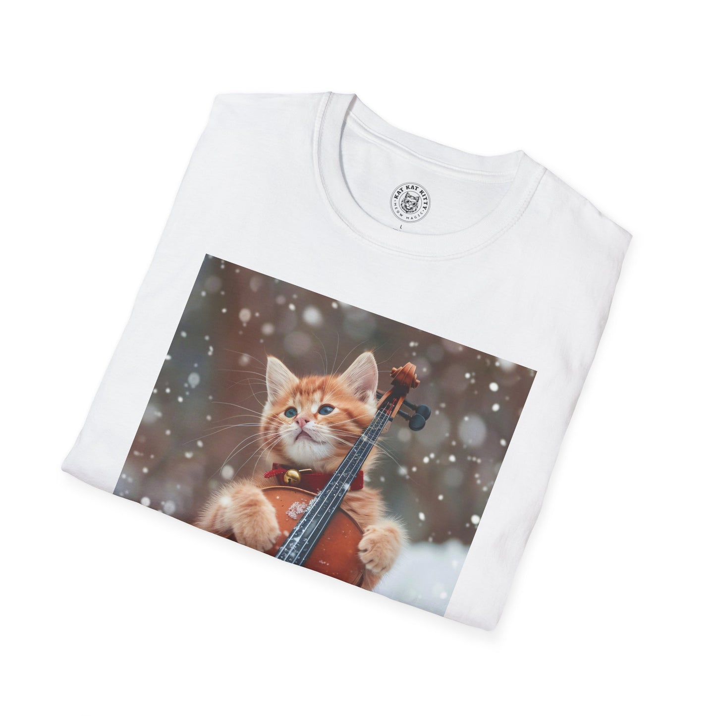 Violinist Cat - Unisex T-Shirt