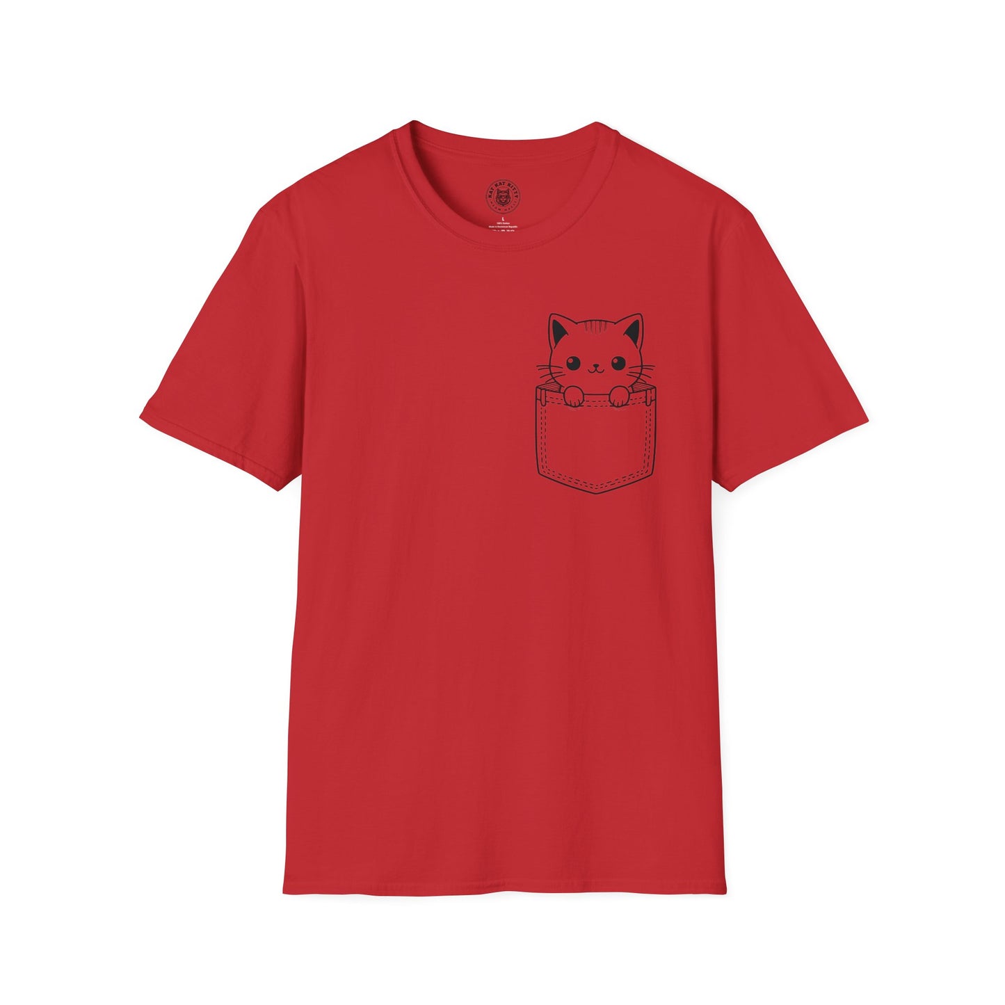 Cat In Pocket 4 - Unisex Cat Graphic Tees | Graphic T Shirts