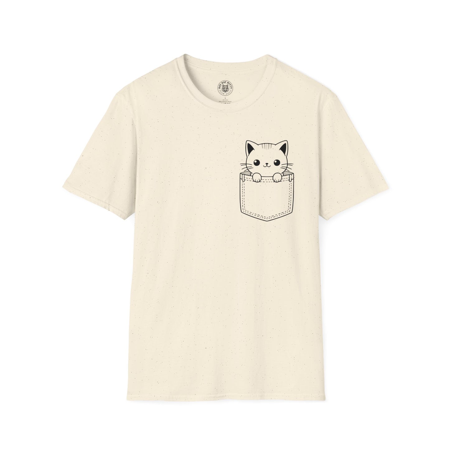 Cat In Pocket 4 - Unisex Cat Graphic Tees | Graphic T Shirts