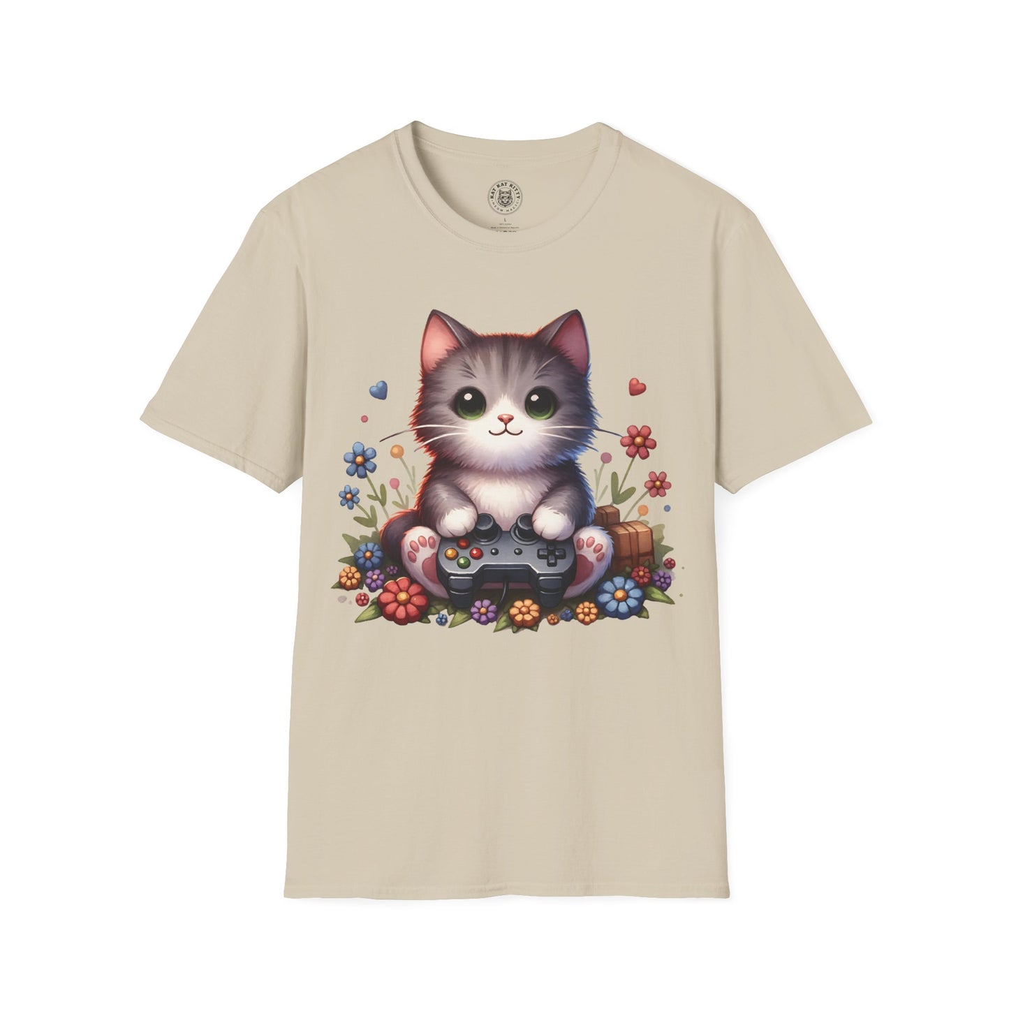 Gamer Cat - Unisex Cat Graphic Tees | Graphic T Shirts