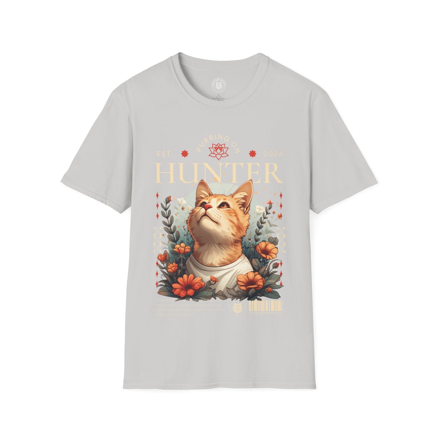 Hunter - Unisex Cat Graphic Tees | Graphic T Shirts