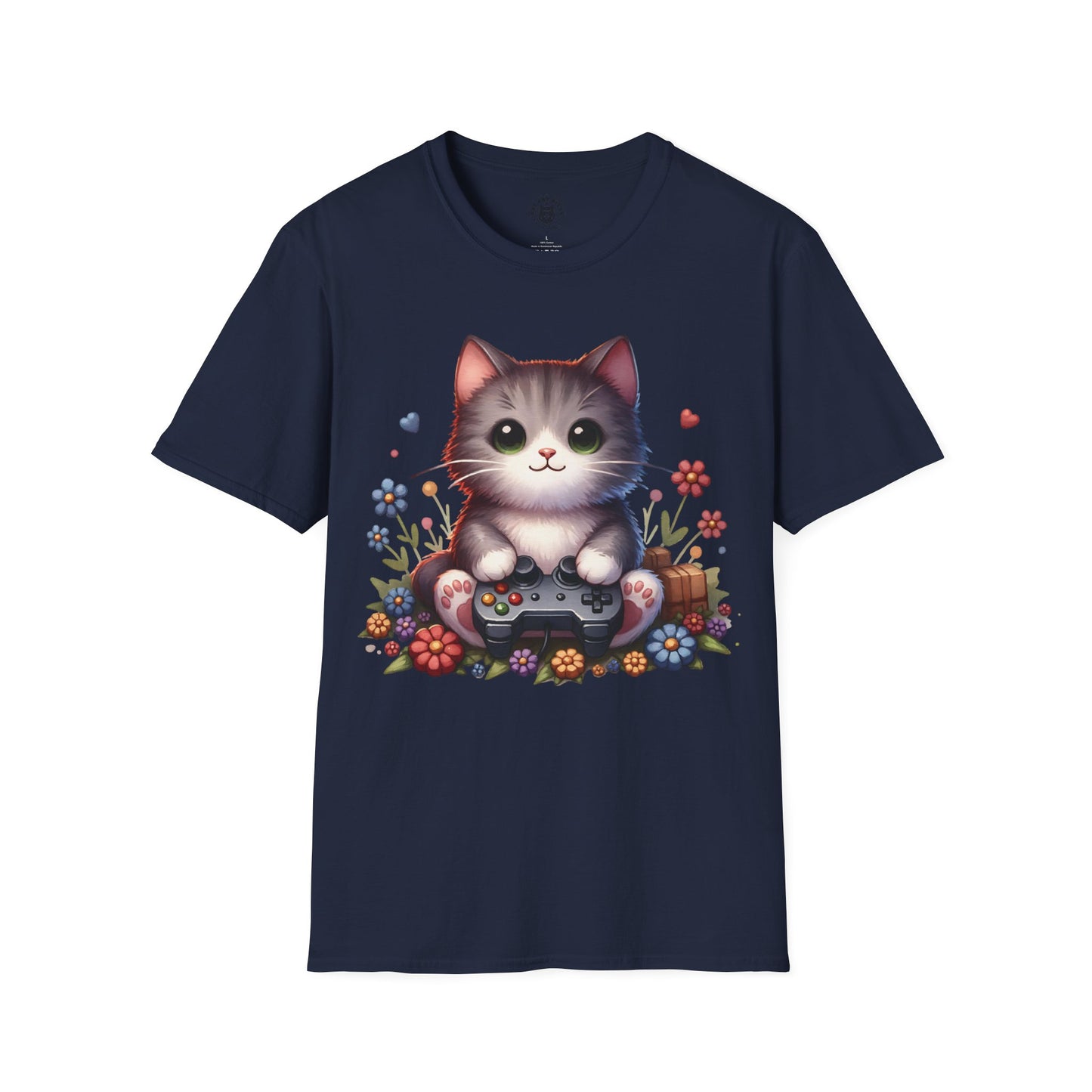 Gamer Cat - Unisex Cat Graphic Tees | Graphic T Shirts