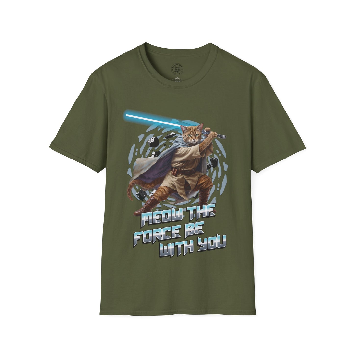 Meow The Force Be With You - Unisex Cat Graphic Tees | Graphic T Shirts