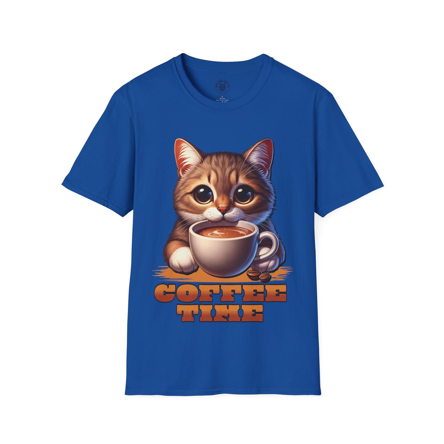 Coffee Time - Unisex Cat Graphic Tees | Graphic T Shirts