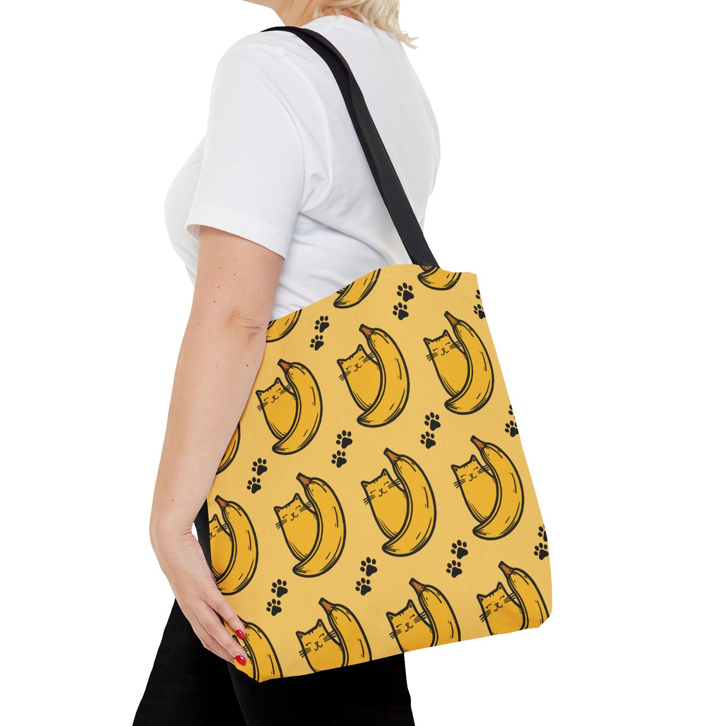 Banana Time - Cat Tote Bag (AOP)