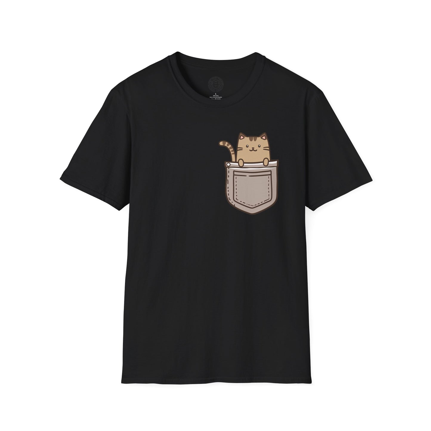 Cat In Pocket 2 - Unisex Cat Graphic Tees | Graphic T Shirts