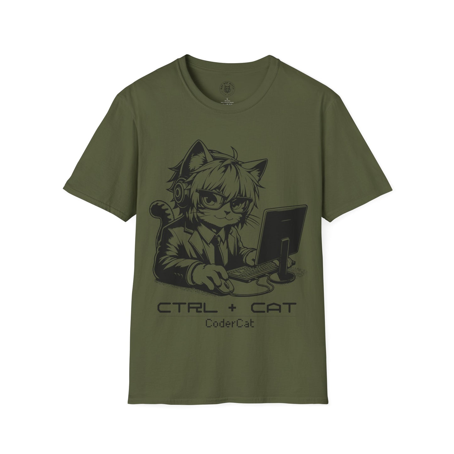 Coder Cat - Unisex Cat Graphic Tees | Graphic T Shirts