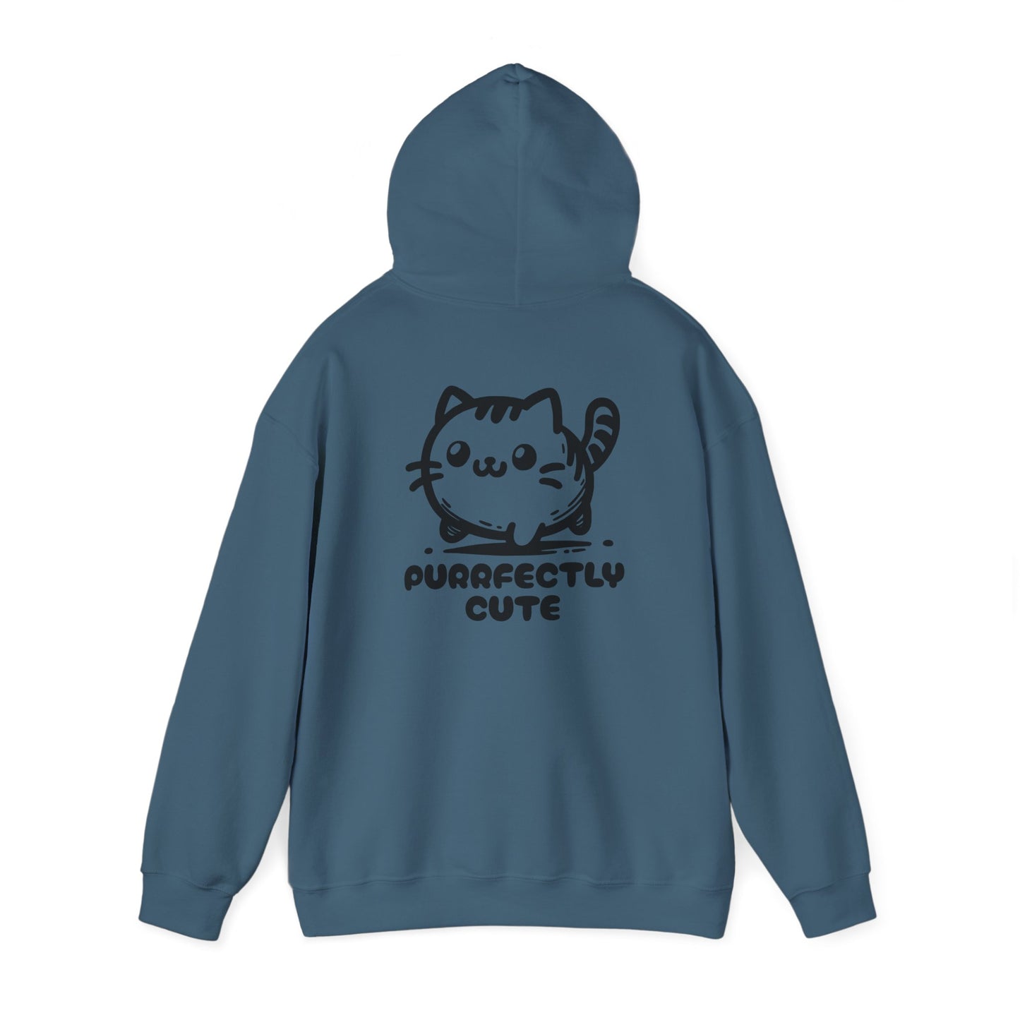 Purrrfectly Cute - Unisex Heavy Blend™ Hooded Cat Sweatshirt