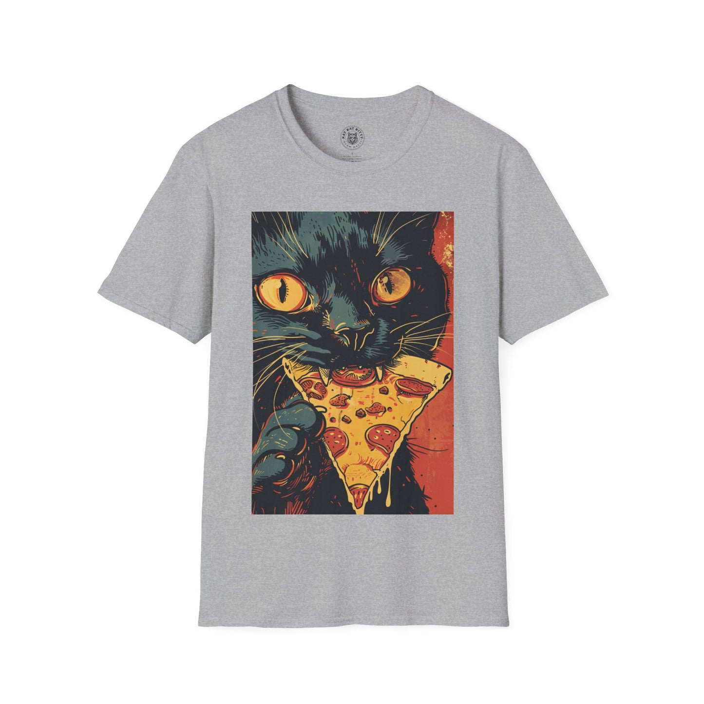 Pizza Cat - Unisex Cat Graphic Tees | Graphic T Shirts