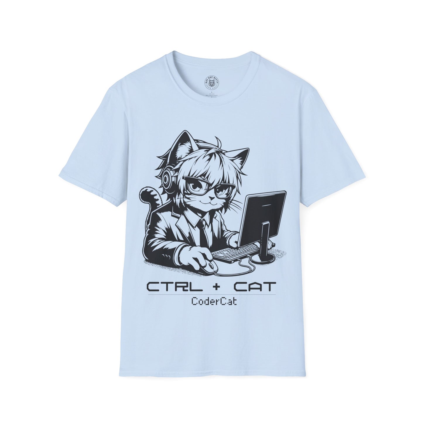 Coder Cat - Unisex Cat Graphic Tees | Graphic T Shirts