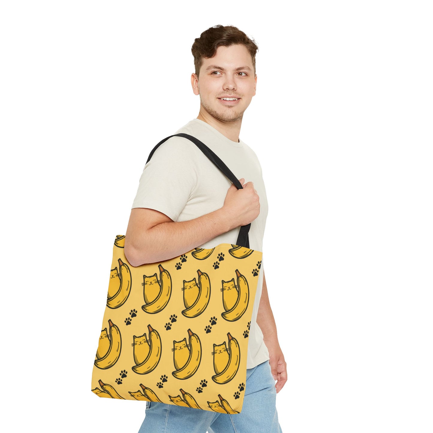 Banana Time - Cat Tote Bag (AOP)