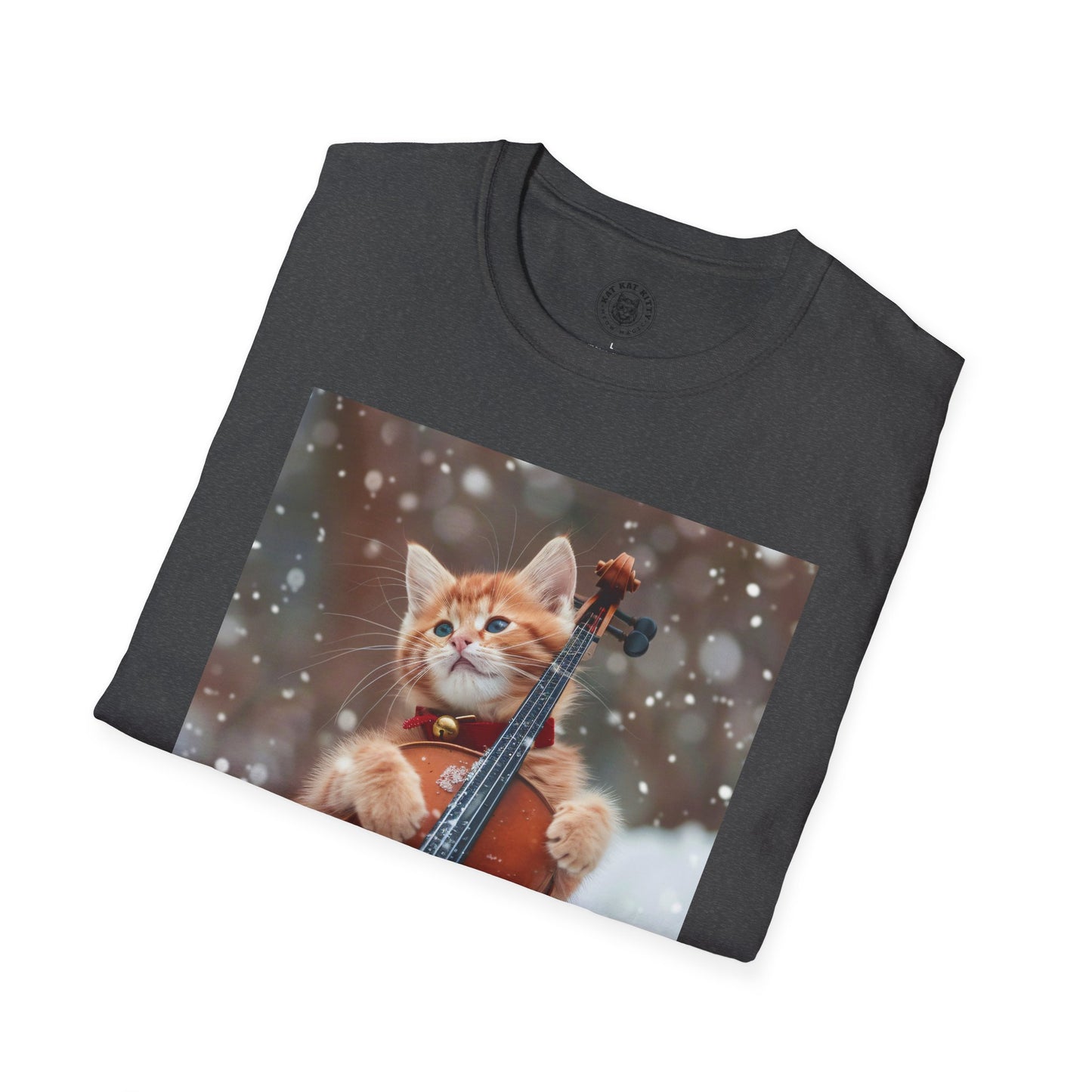 Violinist Cat - Unisex T-Shirt