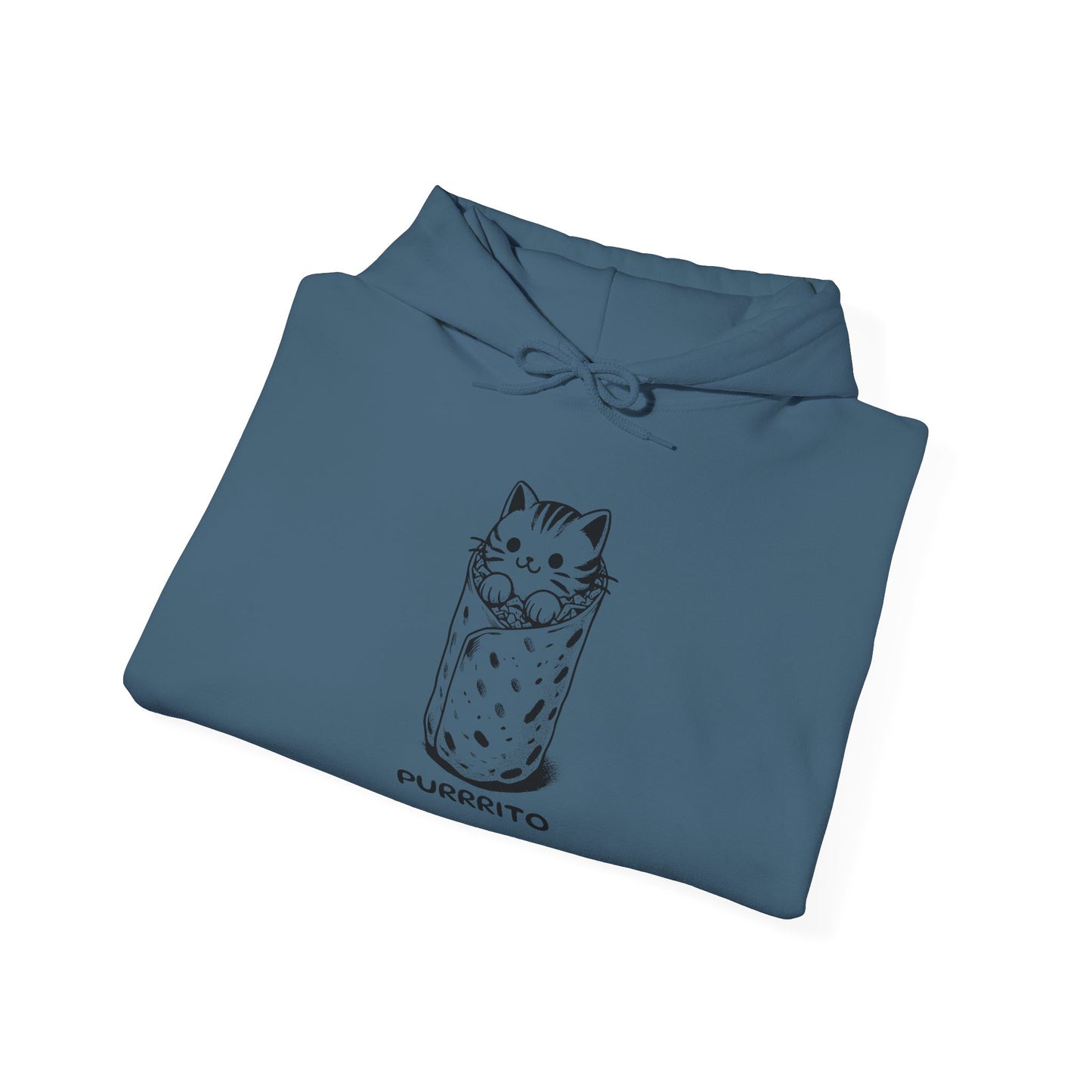 Purrrito - Unisex Heavy Blend™ Hooded Cat Sweatshirt