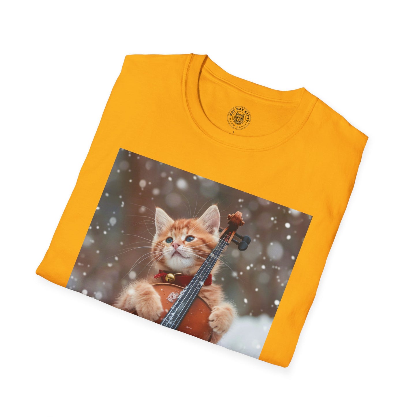 Violinist Cat - Unisex T-Shirt