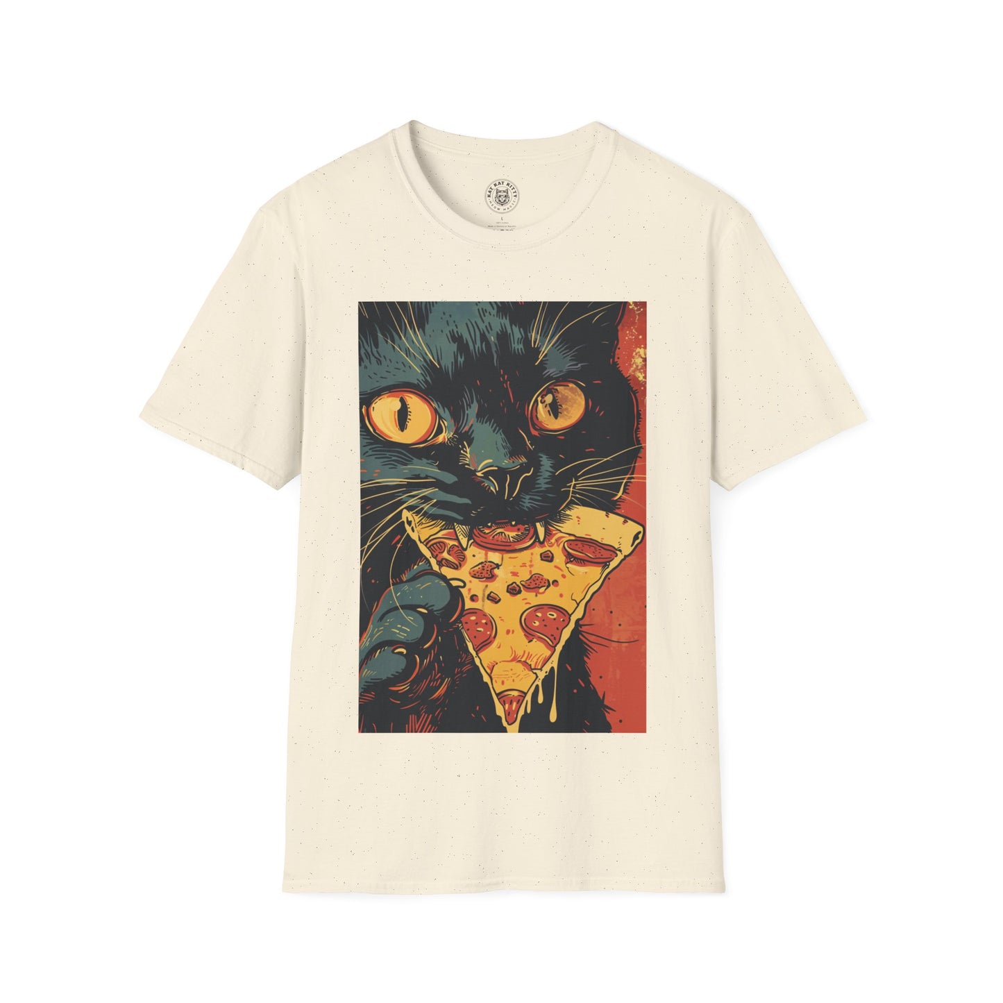 Pizza Cat - Unisex Cat Graphic Tees | Graphic T Shirts