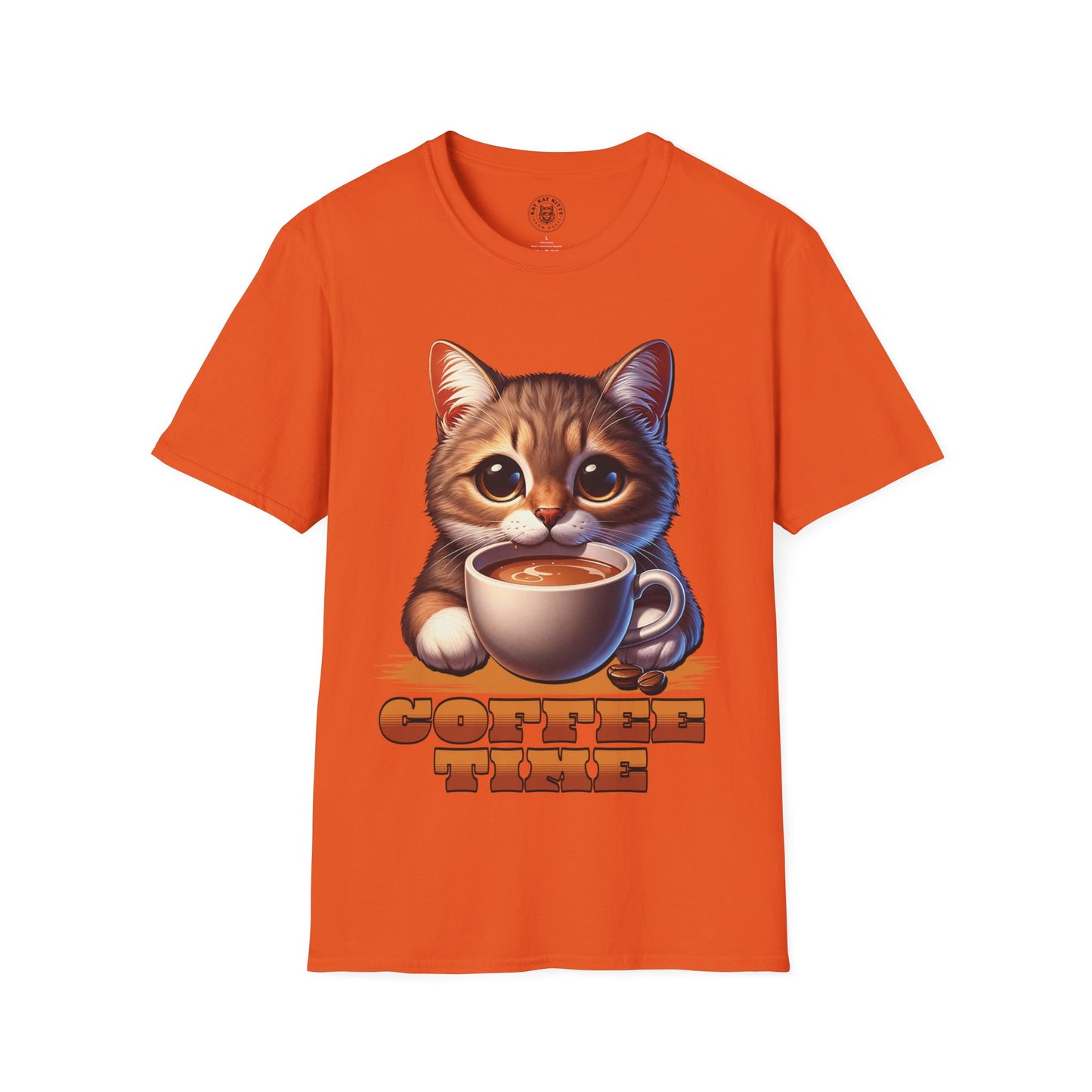 Coffee Time - Unisex Cat Graphic Tees | Graphic T Shirts