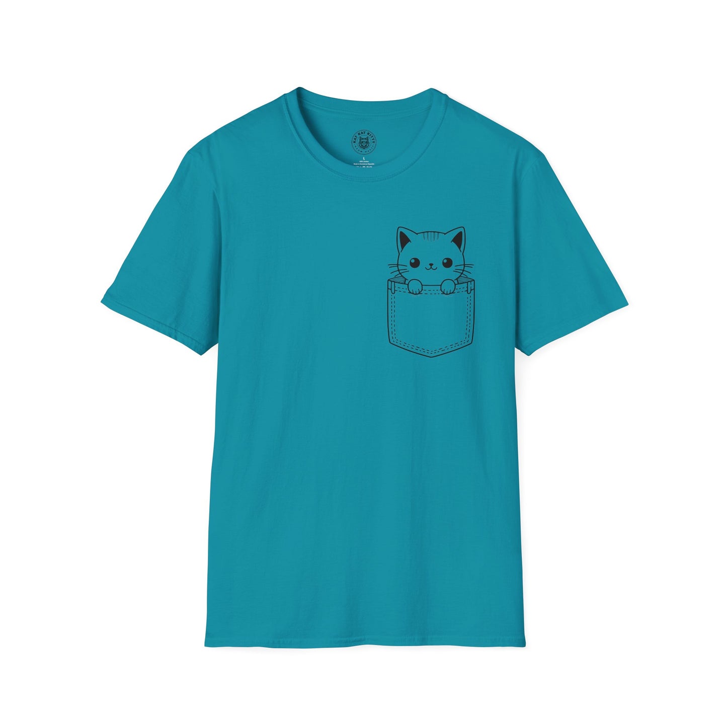 Cat In Pocket 4 - Unisex Cat Graphic Tees | Graphic T Shirts