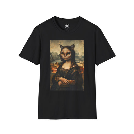 Meowna Lisa - Unisex Cat Graphic Tees | Graphic T Shirts