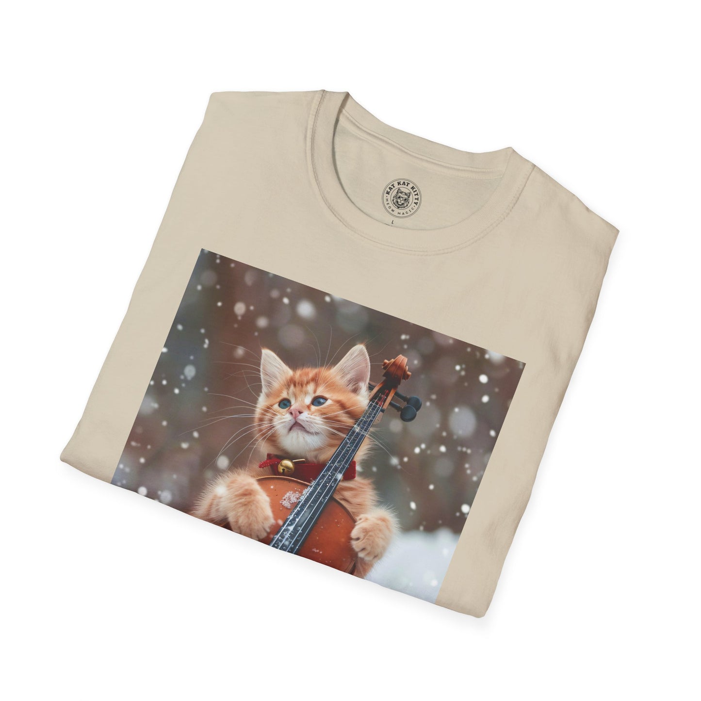 Violinist Cat - Unisex T-Shirt