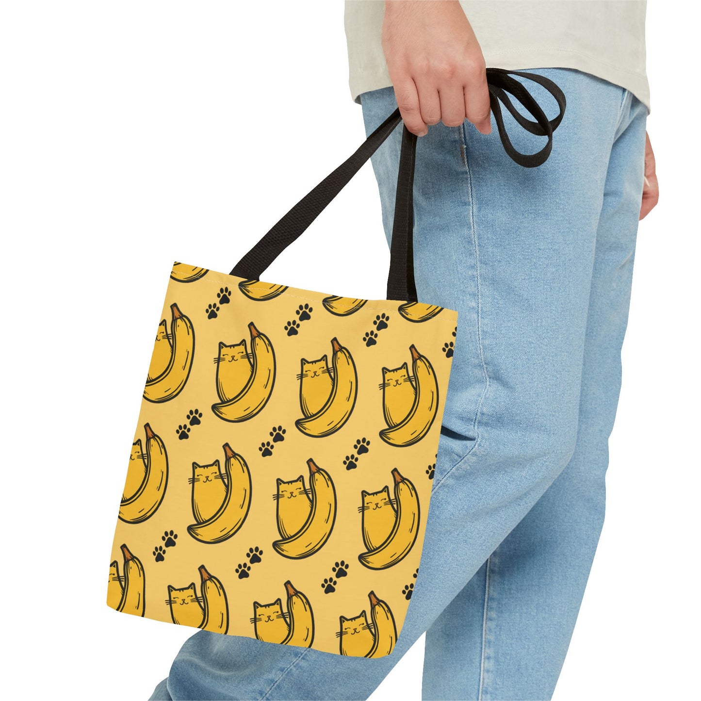 Banana Time - Cat Tote Bag (AOP)