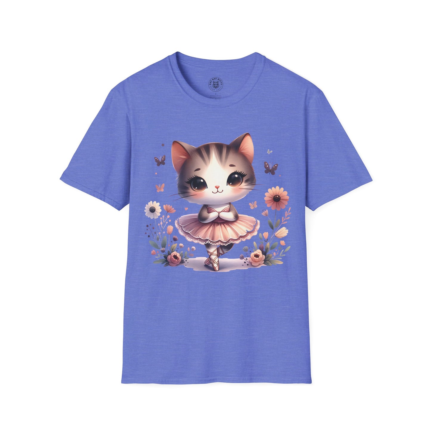 Cute Ballet Cat - Unisex Cat Graphic Tees | Graphic T Shirts