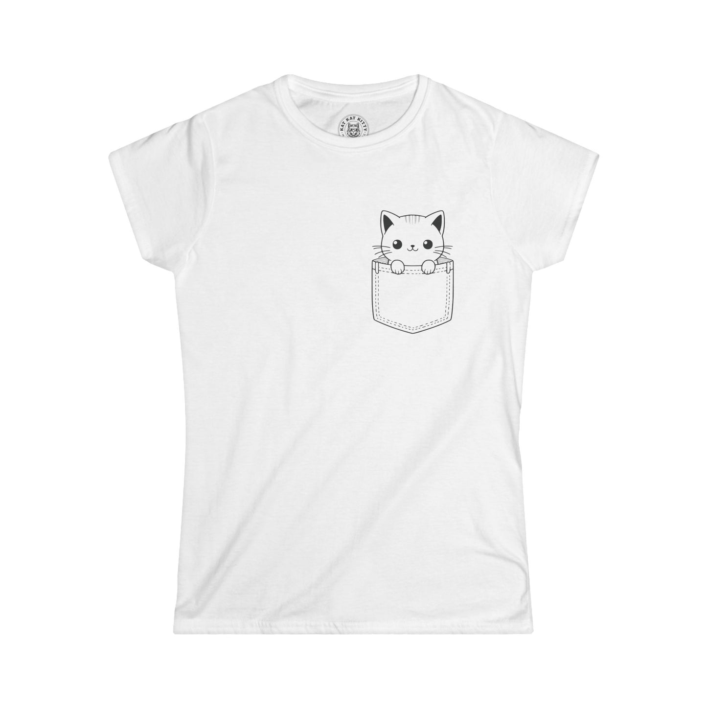 Cat In Pocket 4 - Women's Cat Graphic Tees | Graphic T Shirts