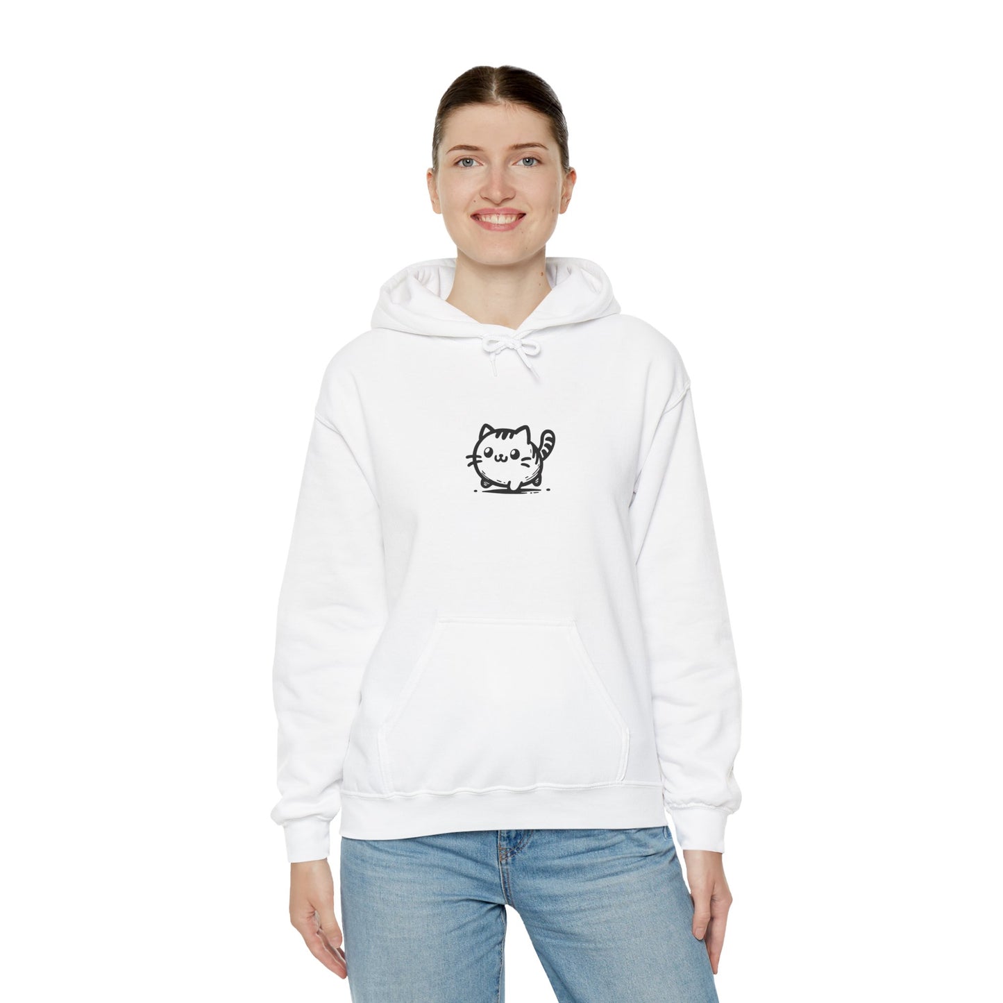 Purrrfectly Cute - Unisex Heavy Blend™ Hooded Cat Sweatshirt