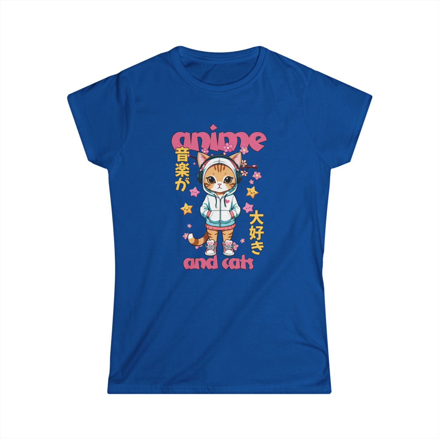 Anime and Cats - Women's Cat Graphic Tees | Graphic T Shirts