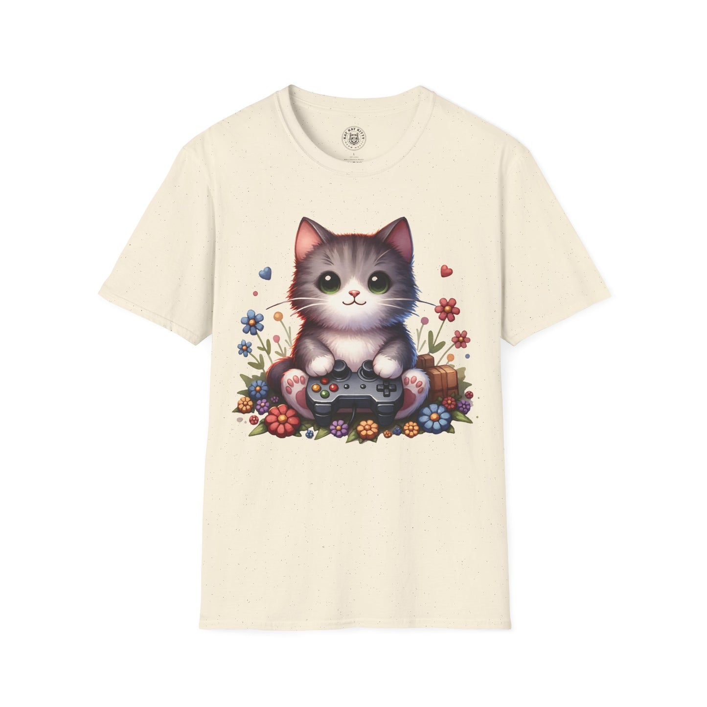 Gamer Cat - Unisex Cat Graphic Tees | Graphic T Shirts