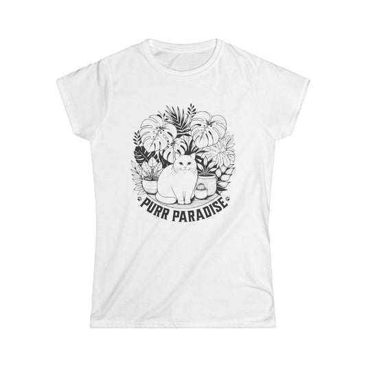 Purr Paradise - Women's Cat Graphic Tees | Graphic T Shirts