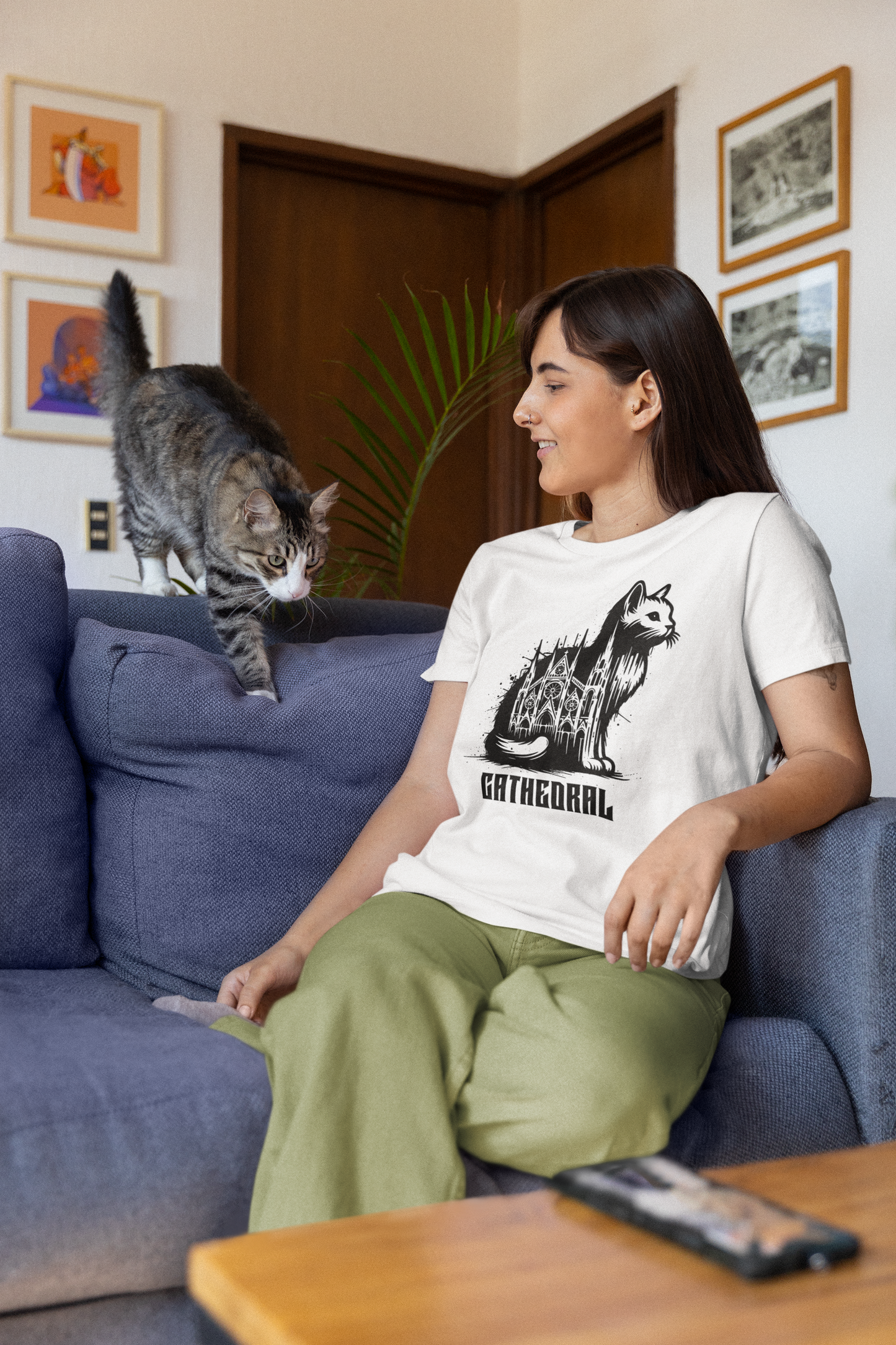 Cathedral - Unisex Cat Graphic Tees | Graphic T Shirts