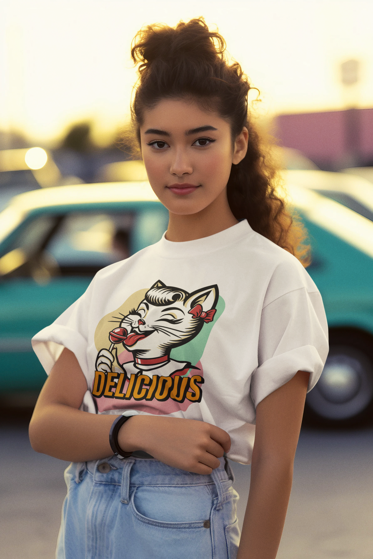 Delicious - Unisex Cat Graphic Tees | Graphic T Shirts