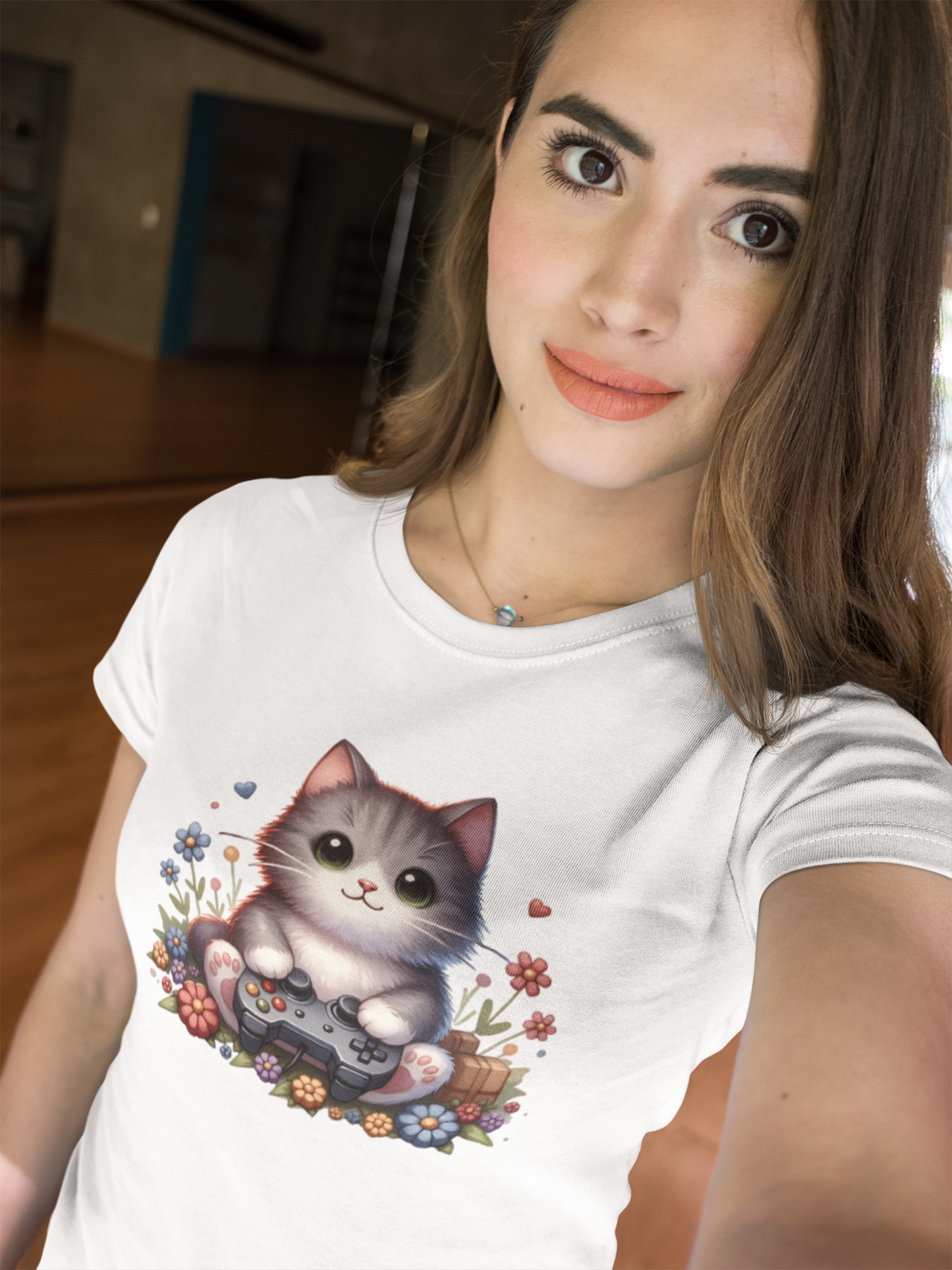 Gamer Cat - Unisex Cat Graphic Tees | Graphic T Shirts