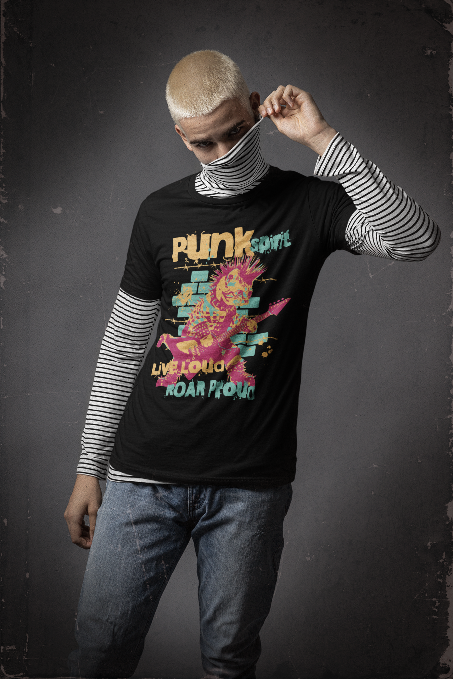 Punk Spirit - Unisex Cat Graphic Tees | Graphic T Shirts